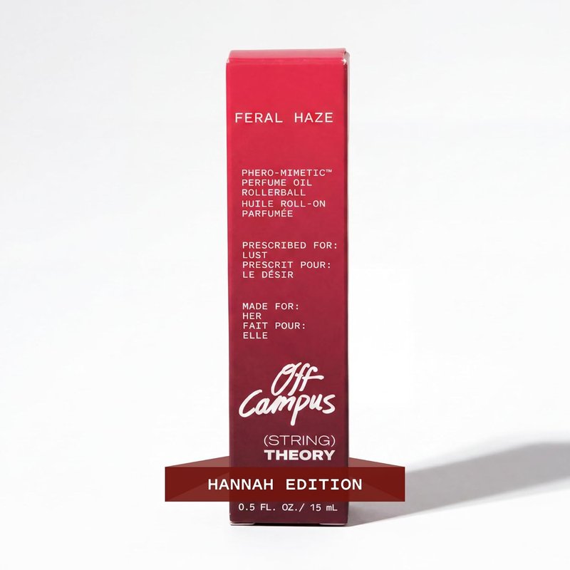 Hannah Women's Pheromone Roll-On Perfume Oil | Spicy Sweet Vanilla Amber Musk - Lasts 3 Hours