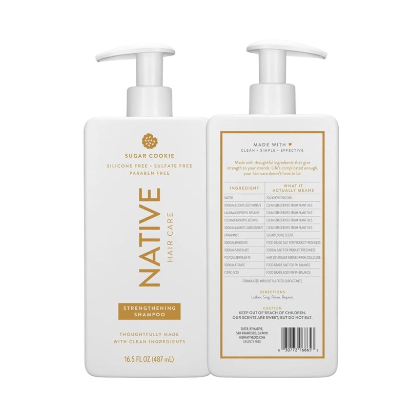Native Shampoo & Conditioner Set - Limited Edition Sugar Cookie Scent | Nourishing & Moisturizing