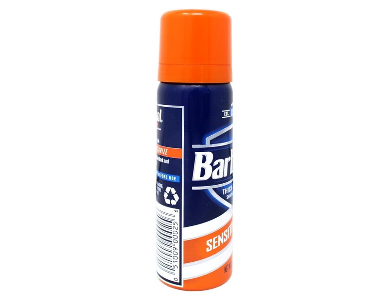 Barbasol Shave Cream for Sensitive Skin - Travel Size 2 oz | Pack of 36