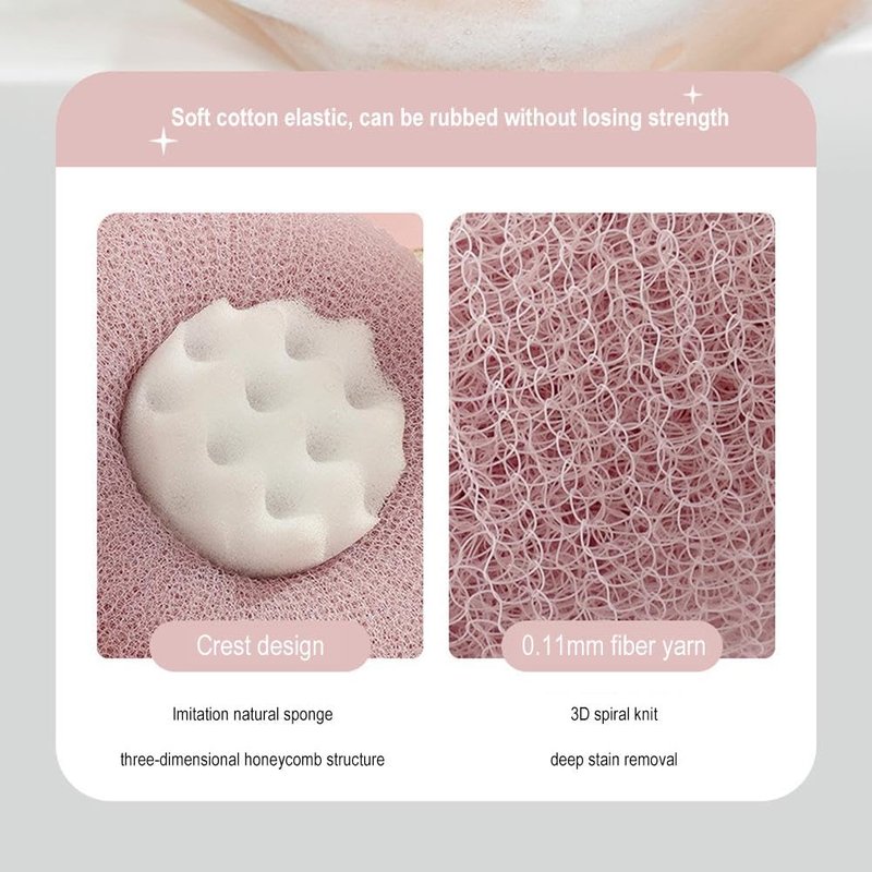 2 PCS 2-in-1 Sunflower Bath Ball Super Soft Sunflower Suction Cup Bath Ball Exfoliating Bath Sponge Cleaning Brush with Suction Cup Shower Sponges Bath Sponges Back Scrubber Shower Puffs for Women Men