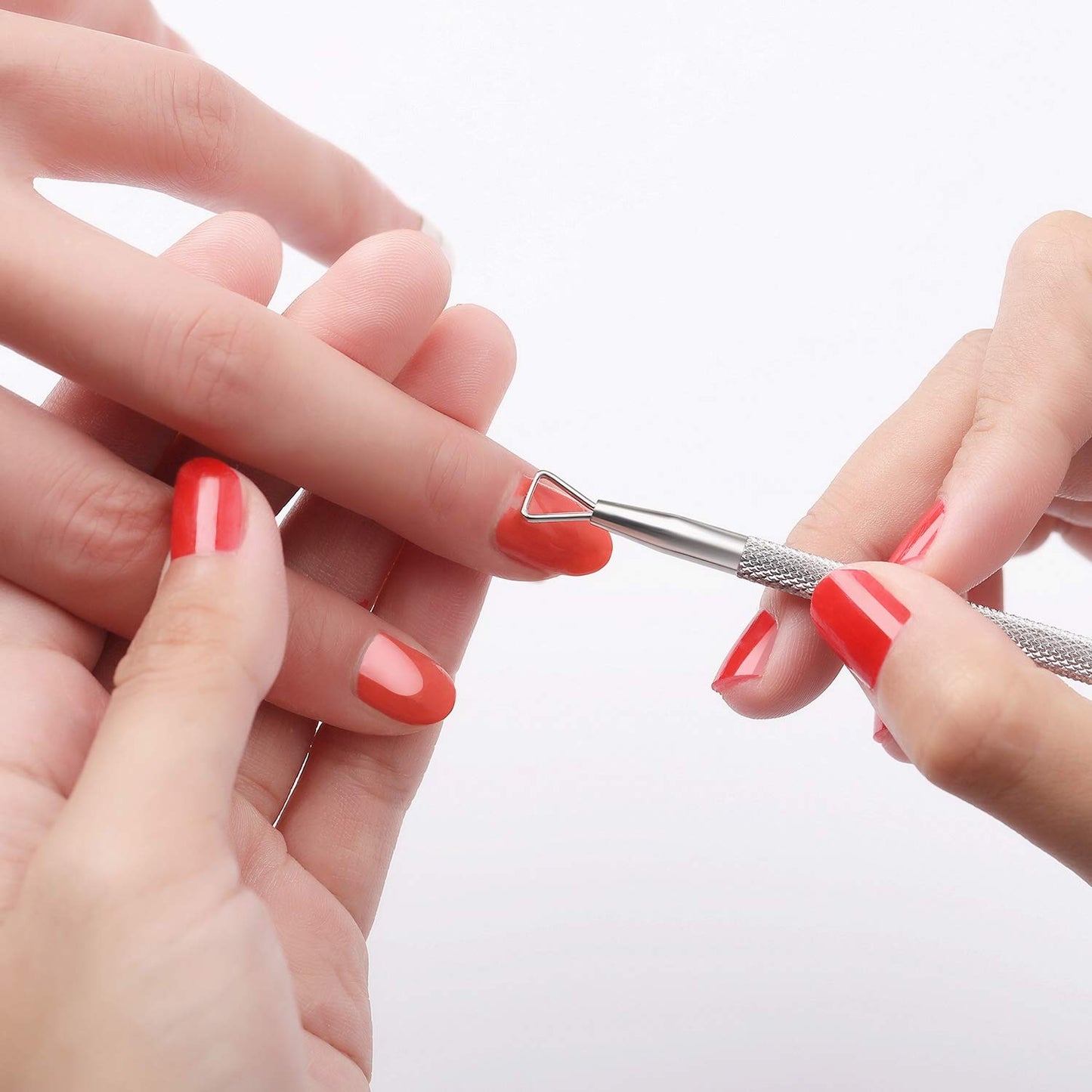 YINYIN Cuticle Trimmer Set - Professional Stainless Steel Nippers & Pusher for Manicure | Silver
