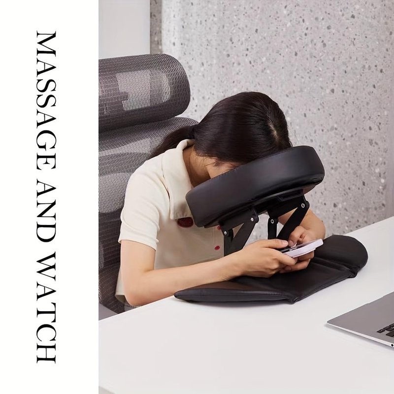 Massage Headrest for Table Bed Mattress Face Cradle with Pad, Face Down Therapy After Eye Surgery Adjustable Massage Headrest Cradle with Face Cushion, Head Support Massage Equipment