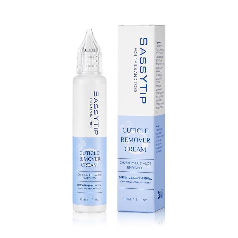 Cuticle Remover Gel, Instant 15-Second Cuticle Softener & Remover Liquid, Gentle No-Scratch Formula for Soft Nails, at-Home Manicure & Pedicure for Nail Techs & Beauty Lovers, 1 fl. oz. (Clear)