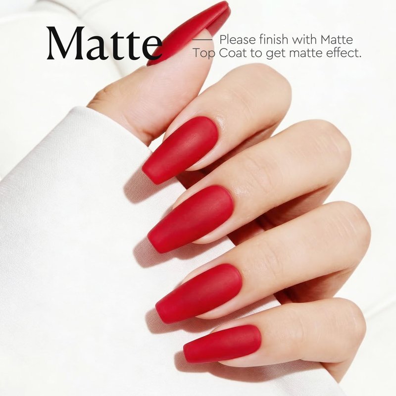 AZUREBEAUTY Classic Red Gel Nail Polish 18ML – High Gloss, Red Soak Off UV/LED Gel Polish for Nail Art, DIY Manicure & Salon Quality