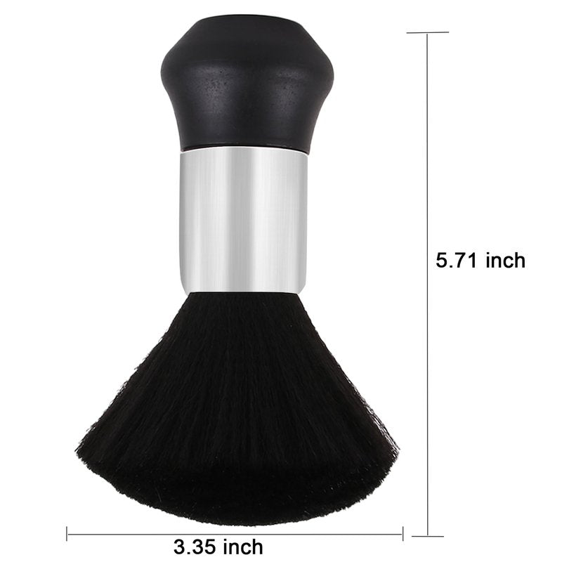 Large Neck Duster Brush Professional Barber Neck Duster Brush Soft Barber Face Cleaning Hairbrush Nylon Hair Cutting Kits Barber Accessories Cleaning Supplies