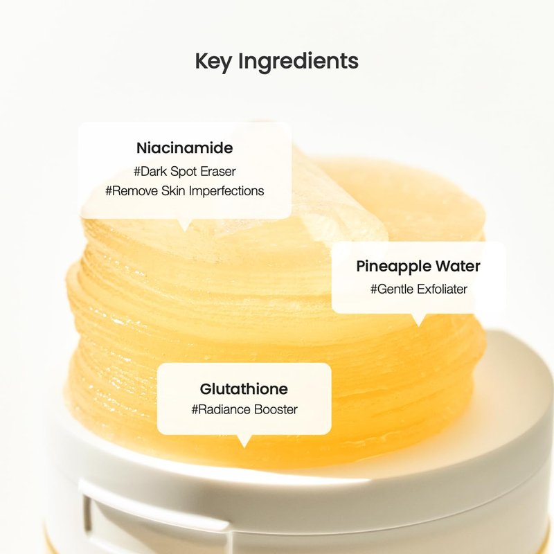 Biodance Vita Niacinamide Gel Toner Pads, Dark Spot Corrector, Evening Skin Tone, Gentle Exfoliating Toner Pads with Vitamin C, Pre-Soaked Pads, Korean Skin Careㅣ4.93 fl.oz.(140g)*60Pads