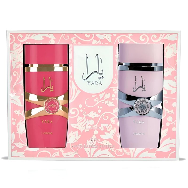LATTAFA Yara & Yara Candy EDP Sprays 100ML (3.4 OZ) Gift Set Sweet, Floral, Fruity Fragrances With Warm Vanilla & Sandalwood