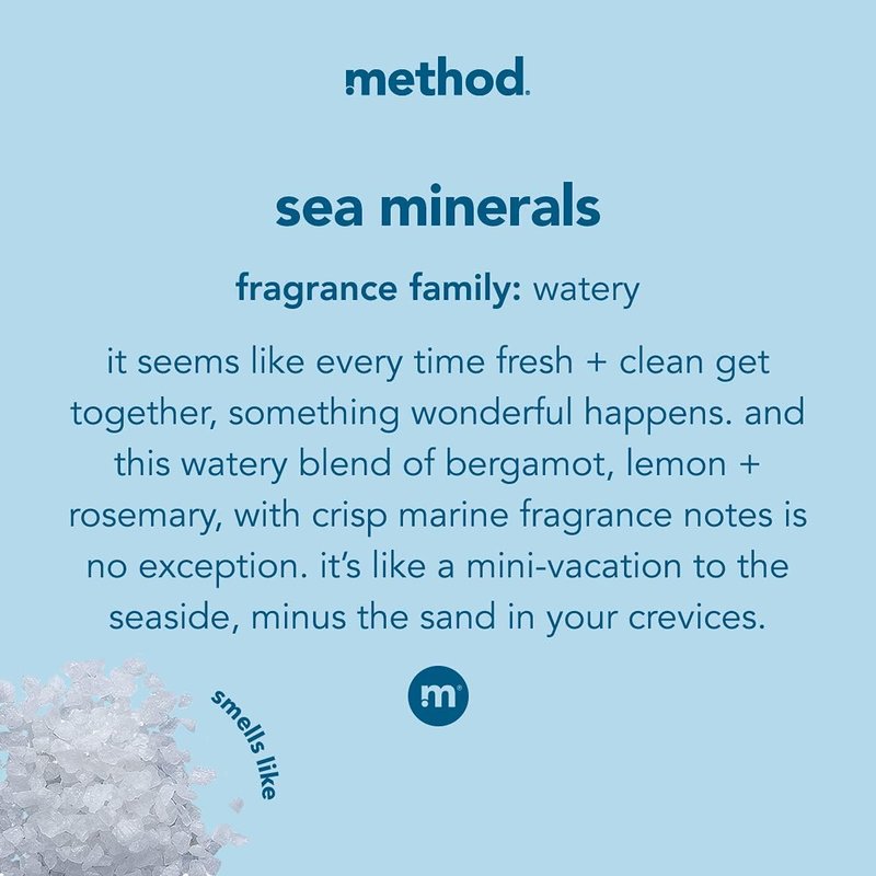 Method Foaming Hand Soap - Sea Minerals Scent | 10 Fl Oz for Refreshing Cleanliness