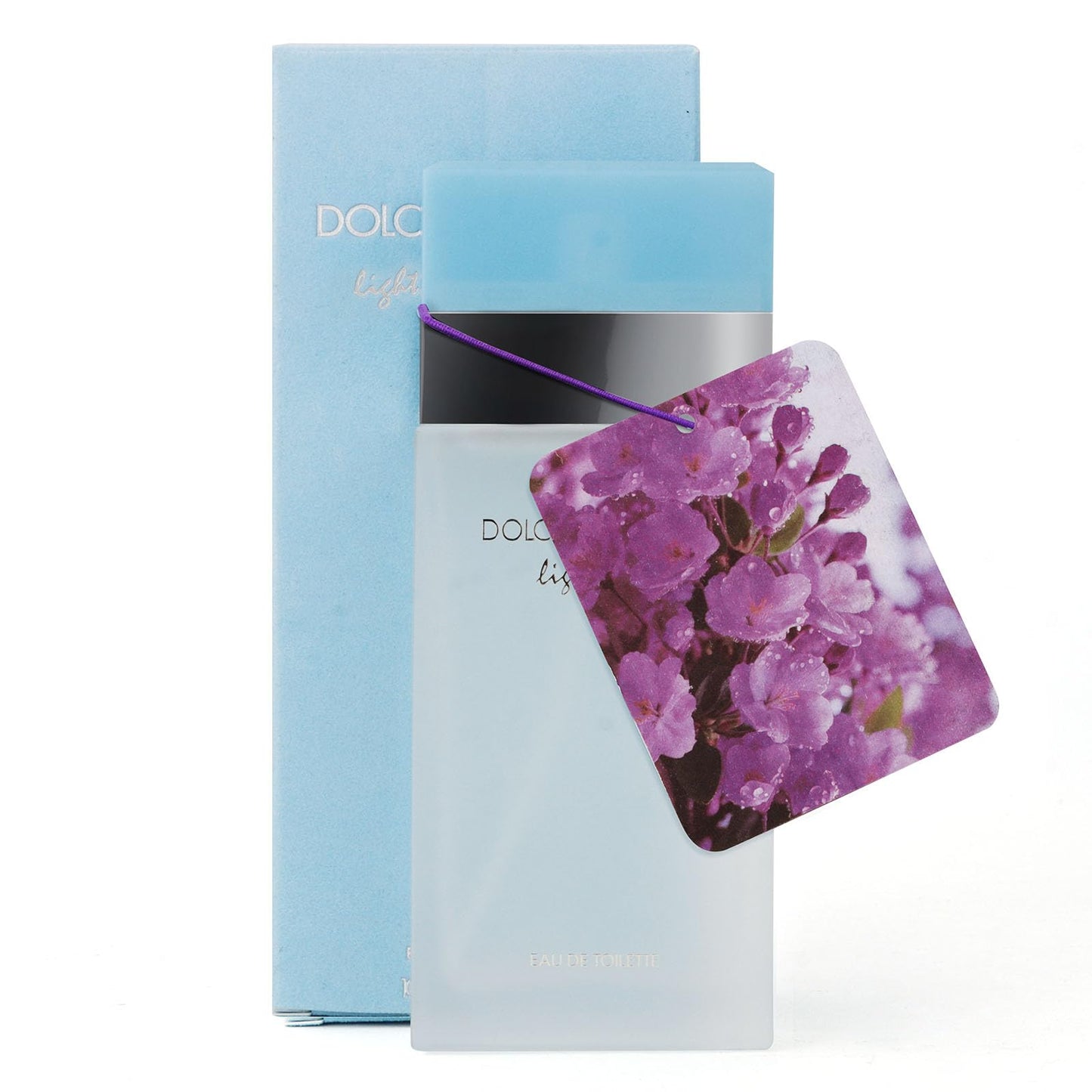 TKBJ Perfume for Women Light Blue Eau de Toilette Spray 3.3 Fl Oz with Reusable Fragrance Sticks, Fresh Citrus Floral Long-Lasting Scent for Daily Wear