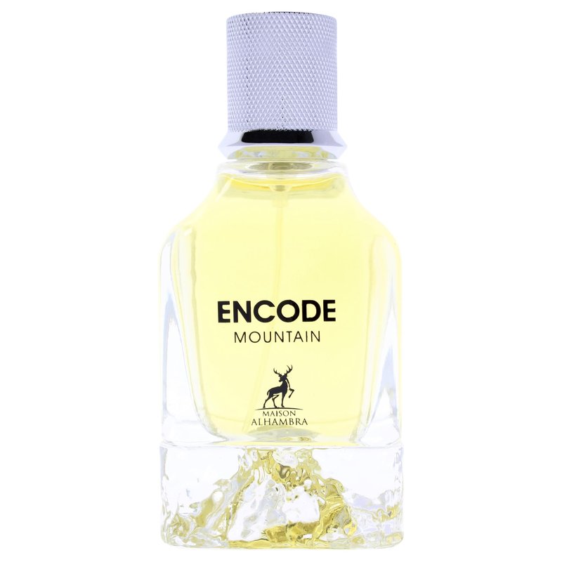 Maison Alhambra Encode Mountain Eau de Parfum for Men - 100ml (3.4 oz) | Crisp Juniper, Vetiver & Leather Accord | Bold Woody Aromatic Perfume | Refined, Long-Lasting & Masculine