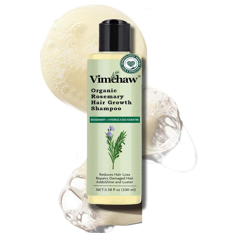 Organic Rosemary Scalp Balance Shampoo - Nourishing Formula for Thinning Hair | 2 Bottles