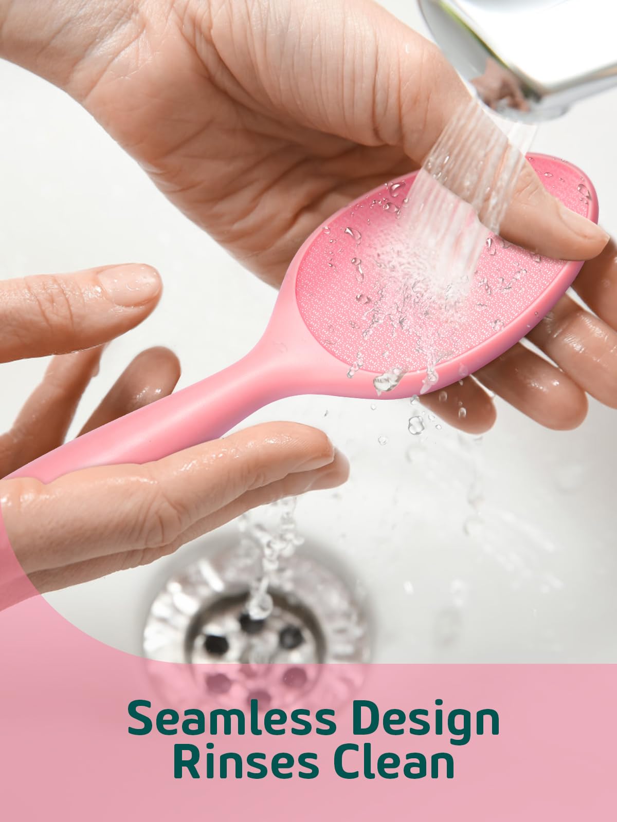 Sunivaca 2-Sided Glass Foot File Callus Remover Without Drain Stand (Pink)