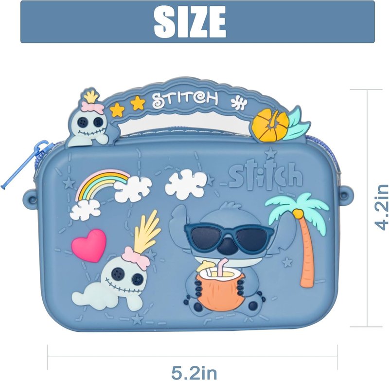 Crossbody Handbag - Cute Mini Anime Coin Wallet with Adjustable Shoulder Strap | Kawaii Money Bag for Gifts