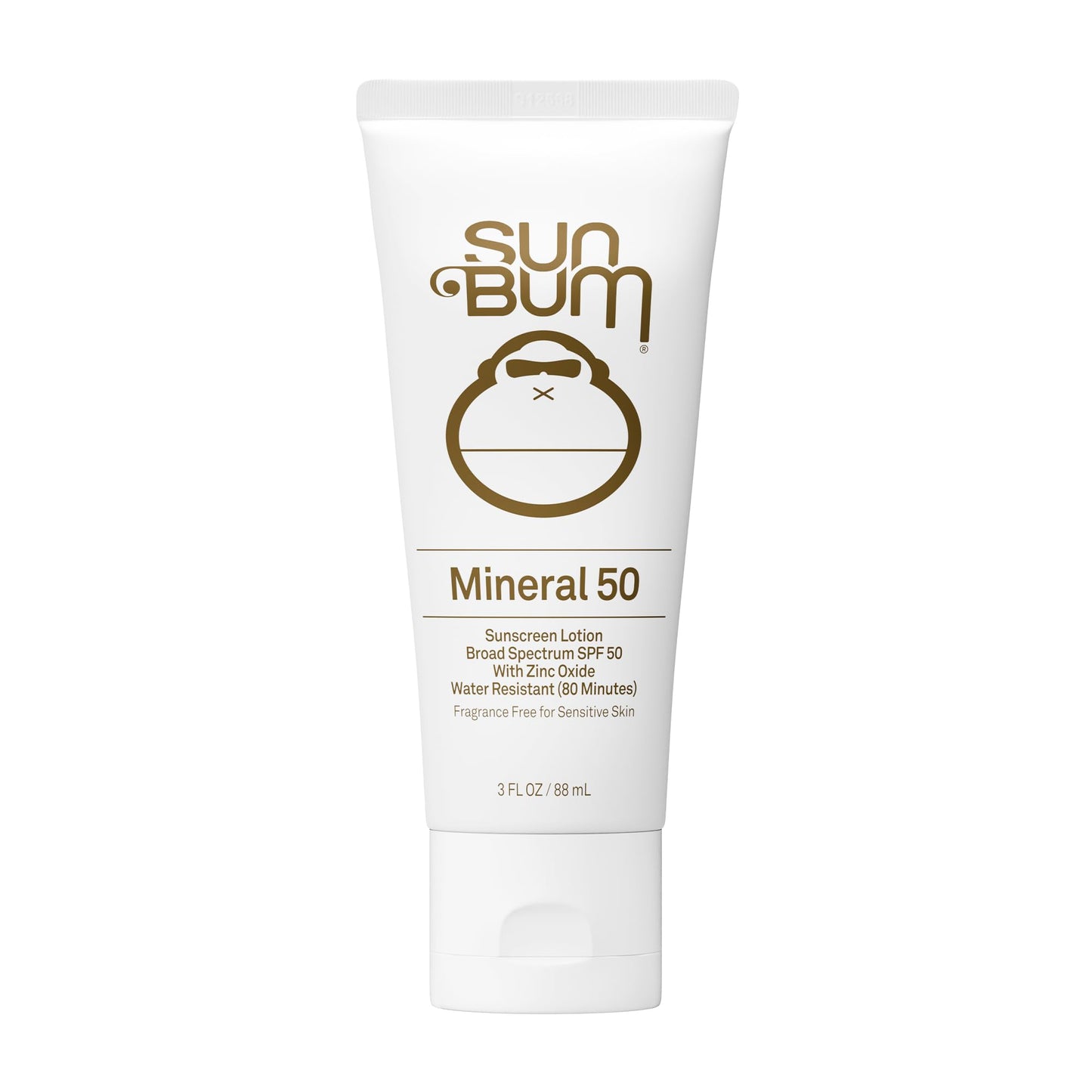 Sun Bum Mineral SPF 50 Sunscreen Body Lotion - Broad Spectrum Moisturizing Sunscreen with Vitamin E - Vegan and Hawaii 104 Act Compliant (Made without Octinoxate & Oxybenzone) - Travel Size - 3 oz