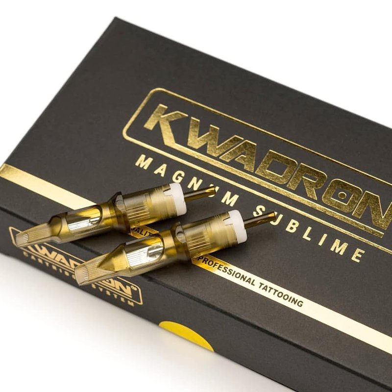 Kwadron Cartridge Tattoo Needles Cartridges, Box of 20, Round Shader #10-11 Round Shader #10 L Taper - 30/11RSLT