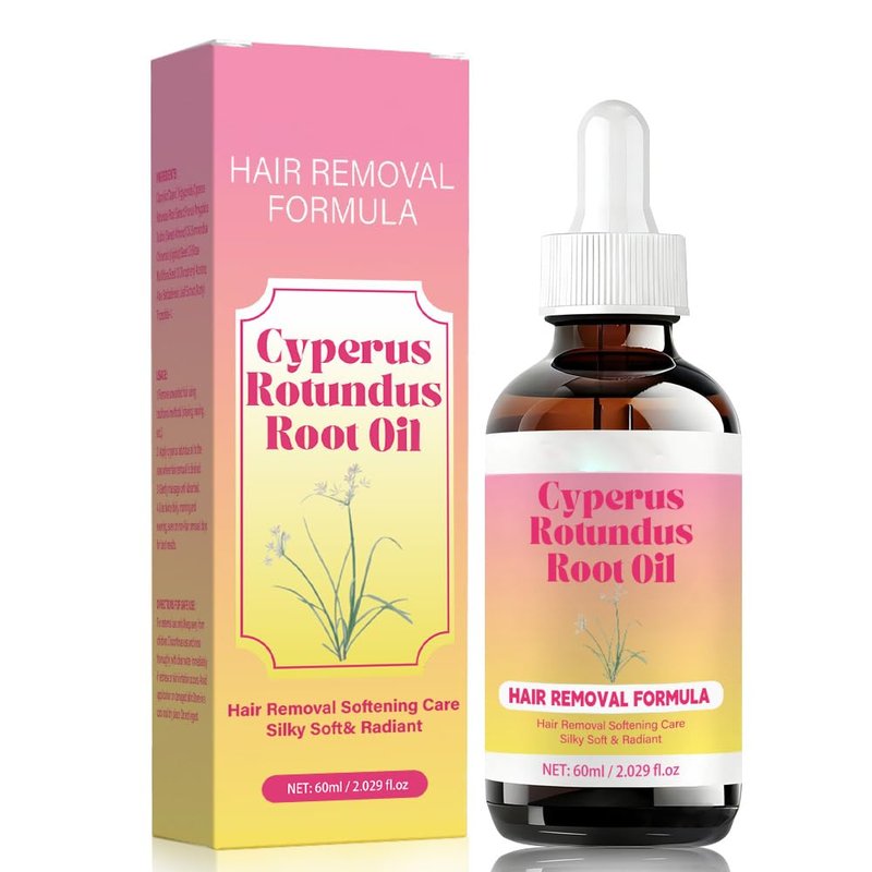 Cyperus Rotundus Root 0il | Cyperus Rotundus Oil for Hair Removal | Hair Reduction | Moisturizes & Soothes The Skin | Suitable for All Skin Types,60ml (1)