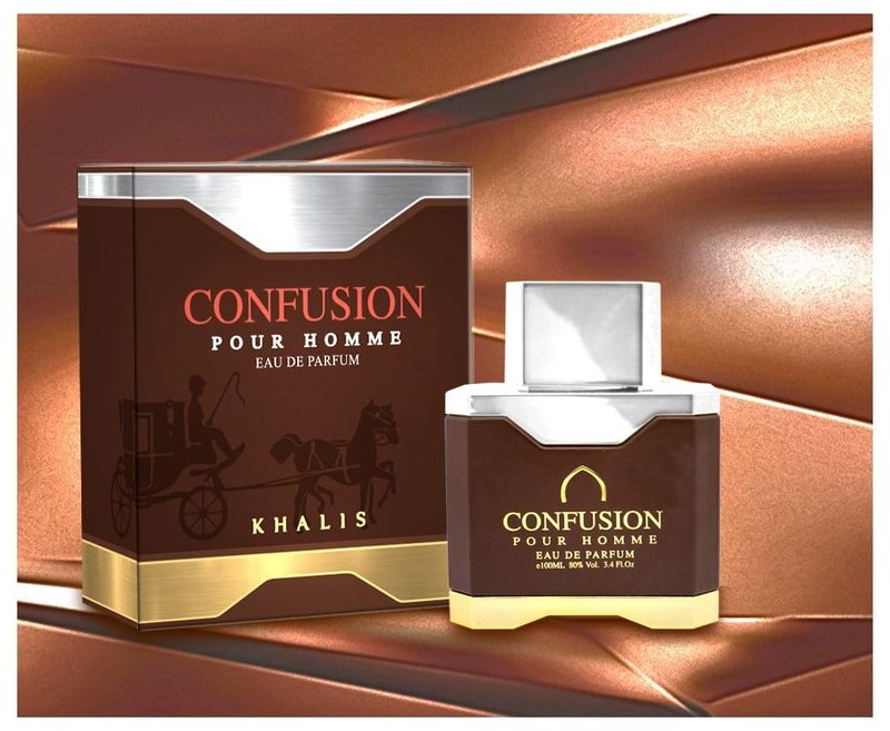Maison d'Orient Luxury Collection Confusion Eau de Parfum 100 mL - Earthy Citrus and Woody Mens Cologne, Long Lasting Natural Aromatic Scent for Outdoors and Office