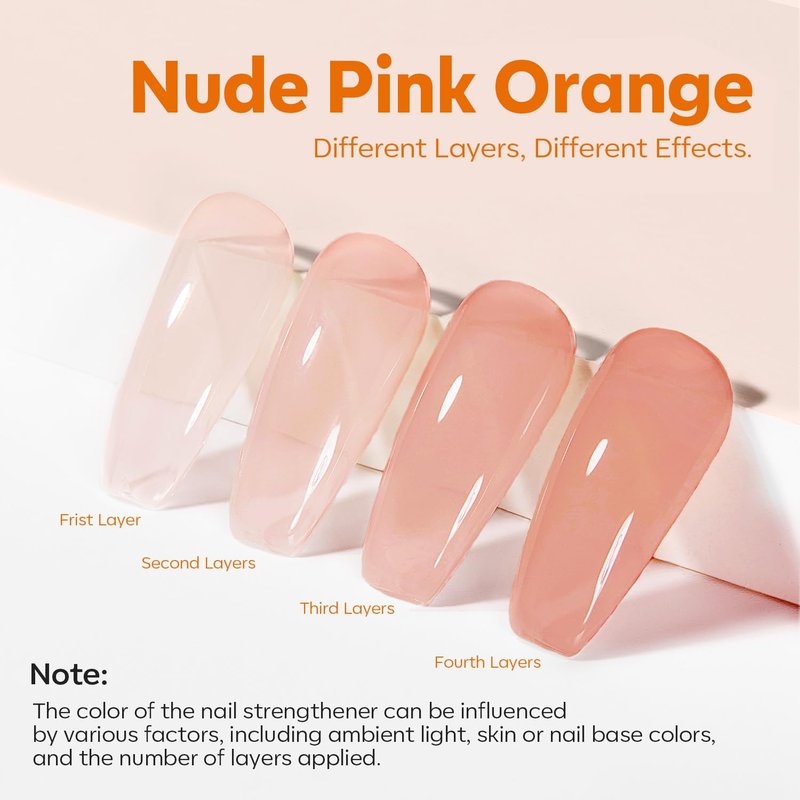 Nail Strengthener & Growth Hardener | Extra Strong Nude Polish for Damaged Nails - 15ml