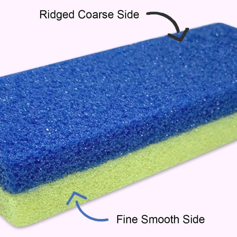 Pumice Stone for Feet - Hard Skin Callus Remover & Scrubber | Pack of 4 - Yellow