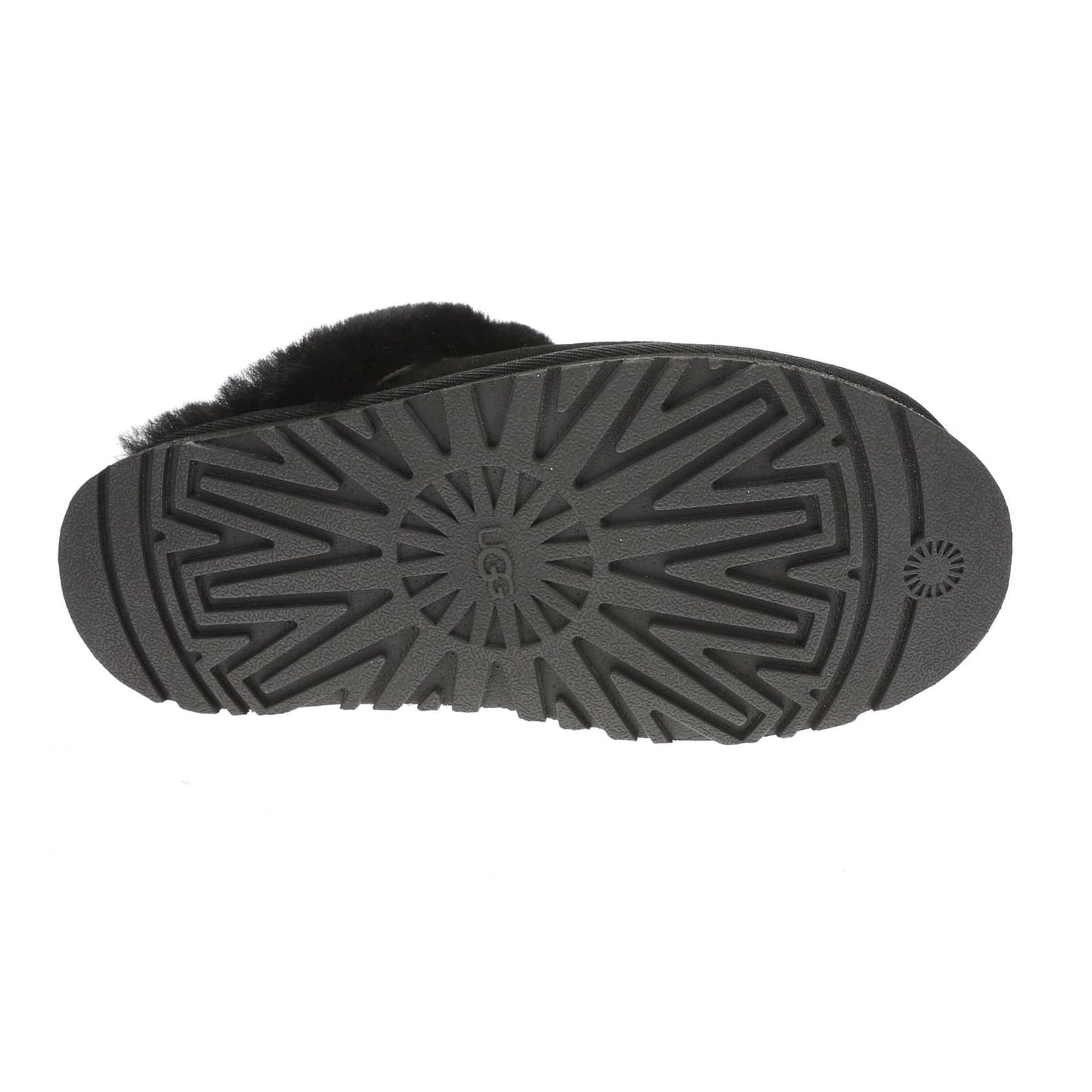 UGG Women's Disquette Slipper, Black, 5