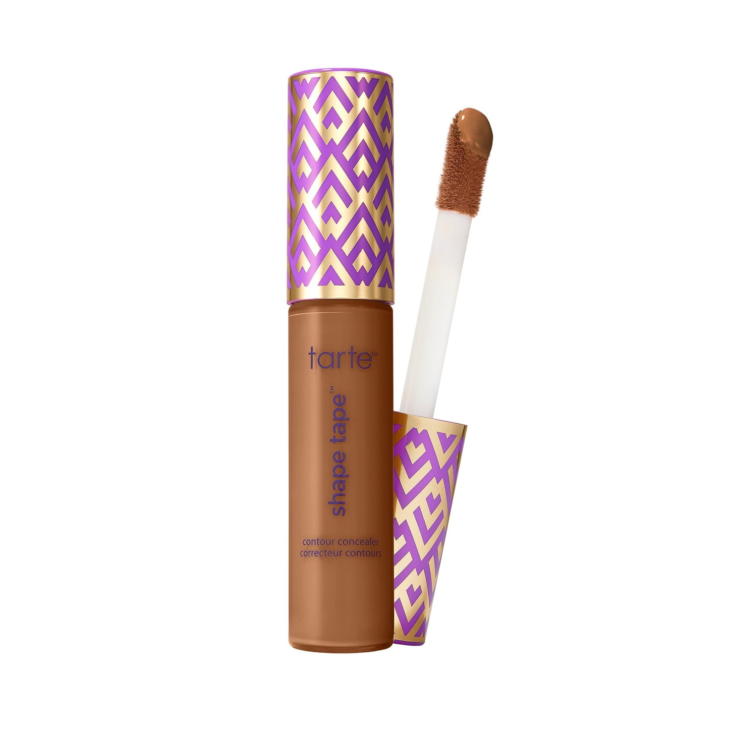 tarte shape tape concealer – Full-Coverage Creaseless Soft Matte Finish, Brightening Under-Eye & Face Makeup, 16hr Longwear, Vegan & Cruelty-Free, full size, 51H deep honey