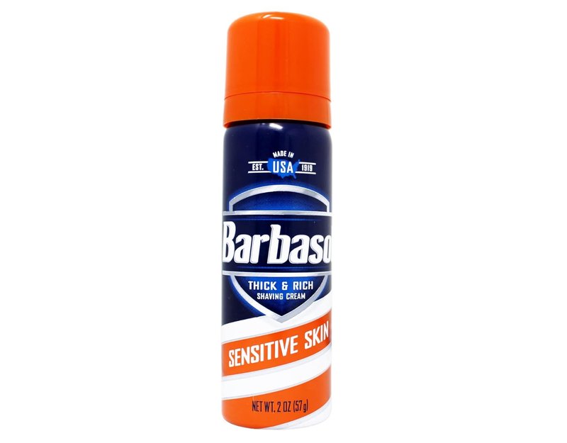 Barbasol Shave Cream for Sensitive Skin - Travel Size 2 oz | Pack of 36