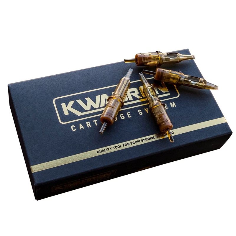 Kwadron Tattoo Needle Cartridge, Box of 20, Curved Mag Shaders #12 Medium Taper - 11 Curved Mag #12 Medium Taper - 35/11SEMMT