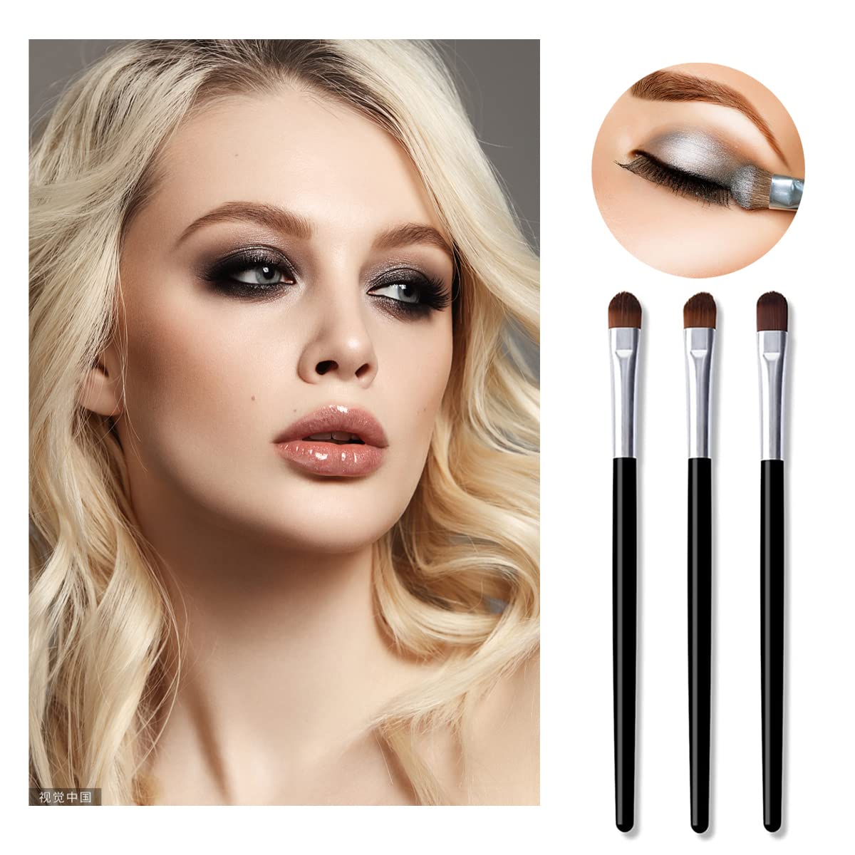 Sulily 10 Colors Matte Eyeshadow Palette, Gray Taupe Brown Nude Eye Shadow Makeup, Neutral Smokey Eye Shadowfor Older Women, Blendable,Long Lasting Waterproof Professional Beauty Makeup Kit, Cement