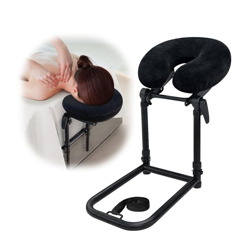 Mattress Top Massage Kit, Massage Headrest Face Pillow for Bed Mattress, Massage Face Cradle Cushion Bed Massage Head Holder, Adjustable Massage Attachment for Mattress, Eye Surgery Recovery Equipment