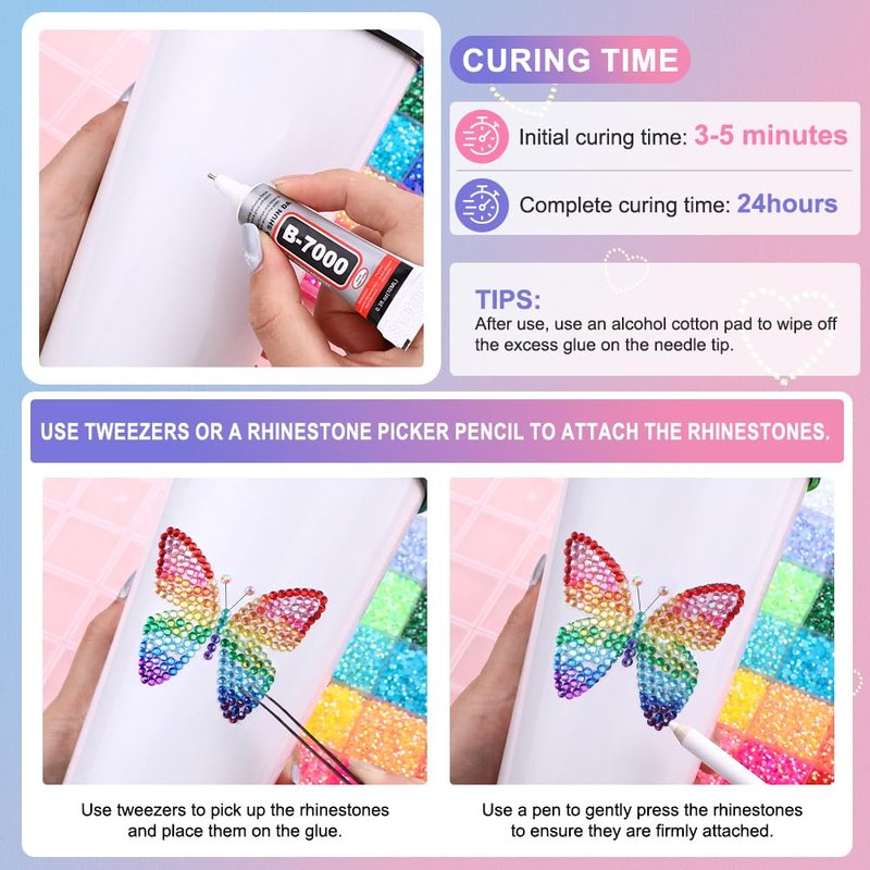 JOICEE 48000Pcs Resin Jelly Rhinestones for Bedazzling, 48 Colors 3mm Colorful Flatback Rhinestones Gems for Nails Face Makeup Tumblers DIY Jewelry Crafts
