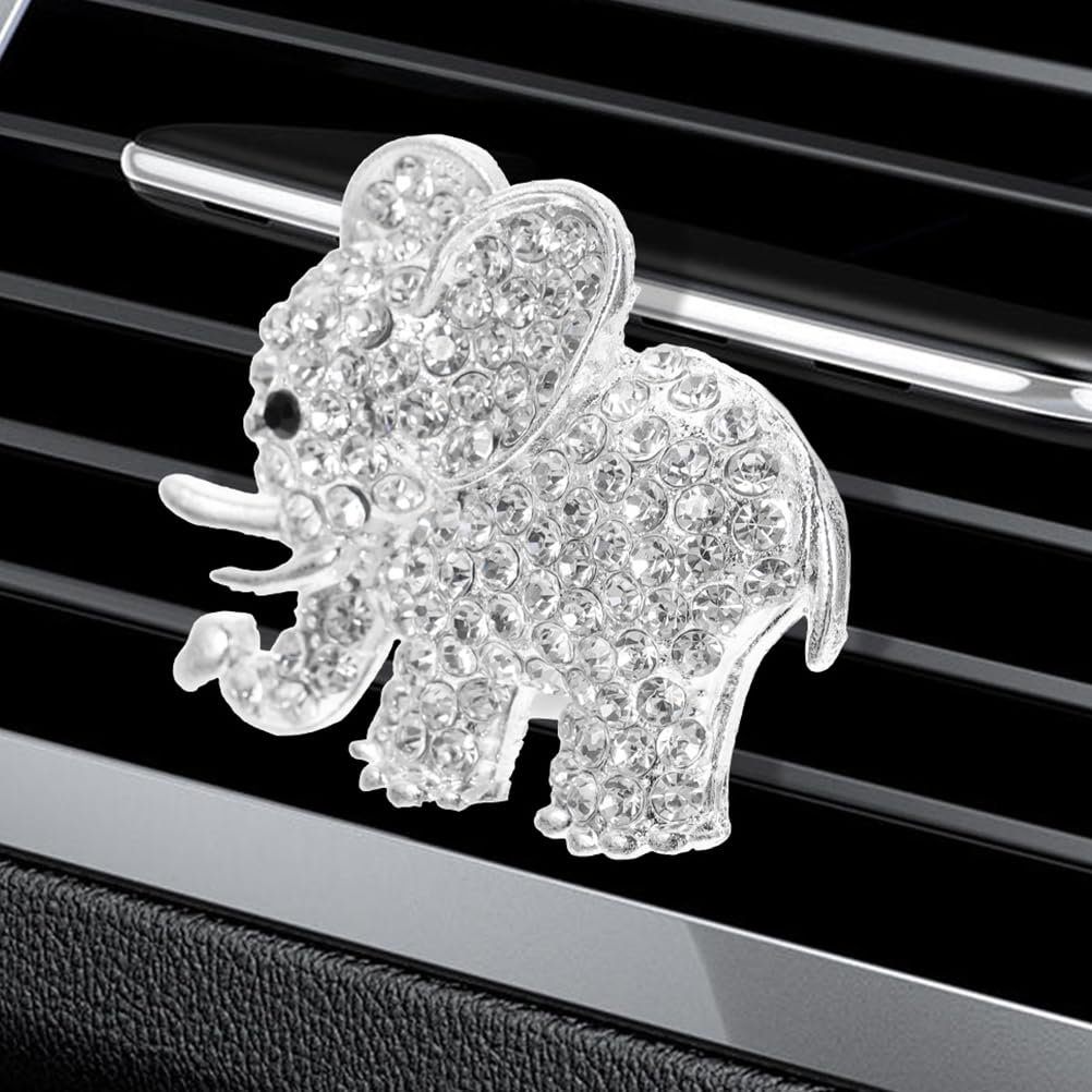 2 Car Vent Clips with Crystal Rhinestone Car Fresheners Air Conditioner Vent Decor for Interior Accessories Cute Air Clips for Diffuser