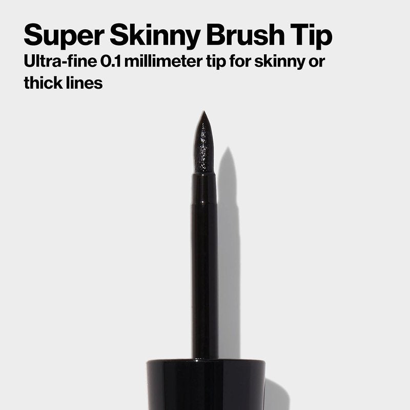 Revlon ColorStay Liquid Eyeliner - Waterproof, Smudgeproof, Ultra-Fine Tip - 251 Blackest Black, 0.08 Fl Oz