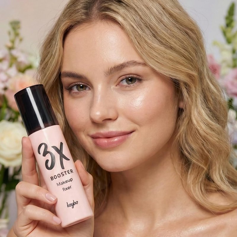 Keybo 3X Makeup Keeping Mist - Anti-Shine Fix Spray for All-Day Hold | 3.4 fl oz (100 ml)