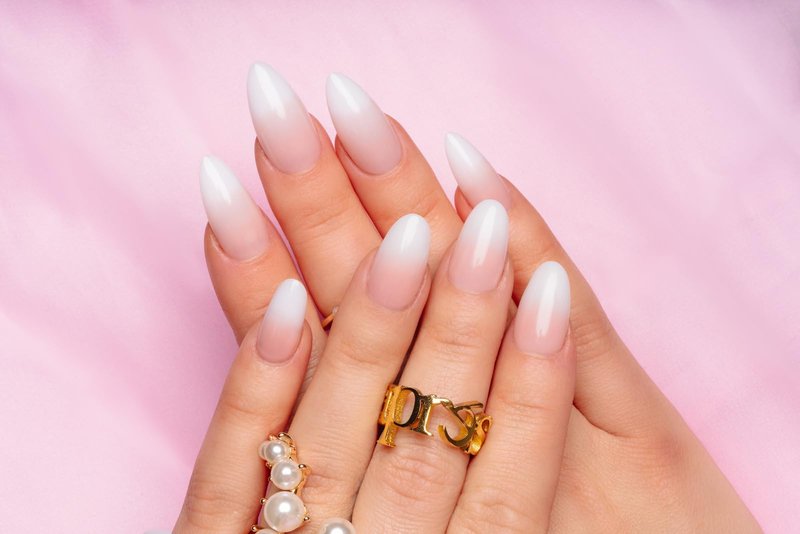 Apres Ombre Gel-X® Box of Nail Tips, 14 Sizes 00-9, Premium Quality (Natural Almond Short, 210 Count)