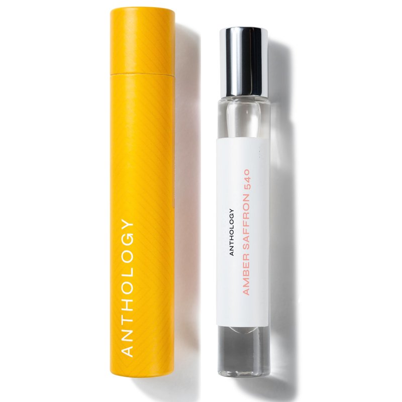 Anthology Amber Saffron 540 Roll On Perfume Oil 0.3oz 9 ML | Woody, Amber, Floral | Clean & Cruelty-Free Fragrance Rollerball