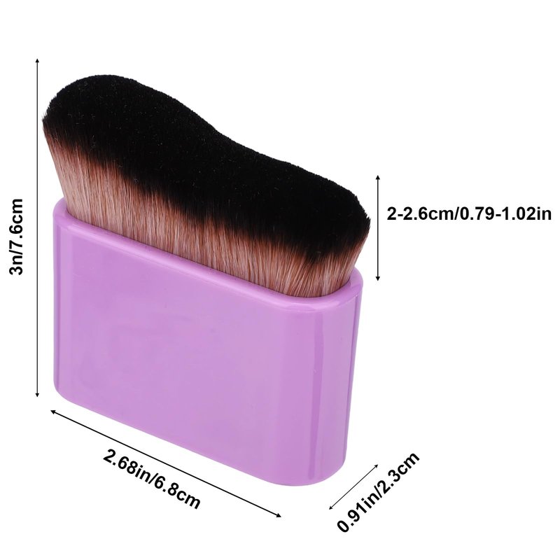 Self Tanning Brush, Self Tanner Brush Foundation Body Makeup Brushes Tan Brushes for Face (Purple)