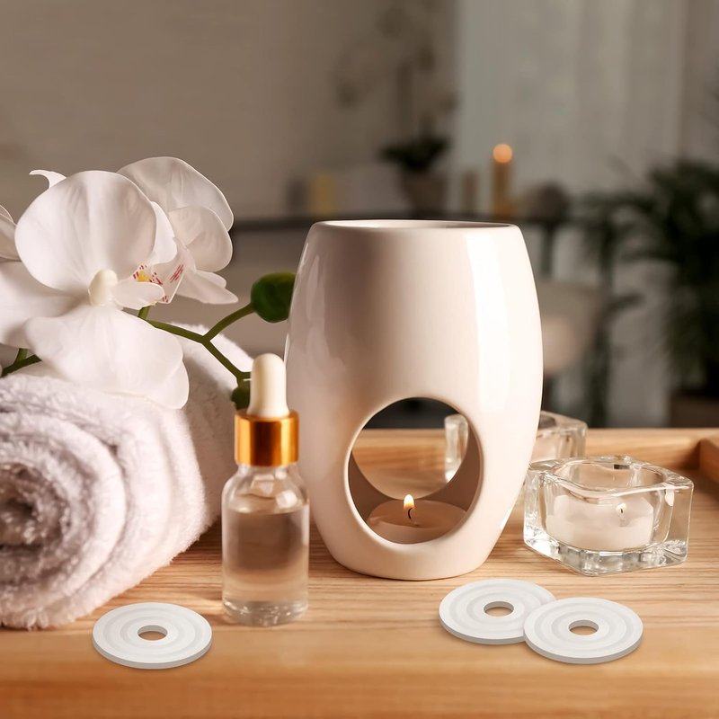 Demissle Fragrance Disc Pads - Scented Towel Warmer Refills | 48 Pcs in 8 Invigorating Flavors