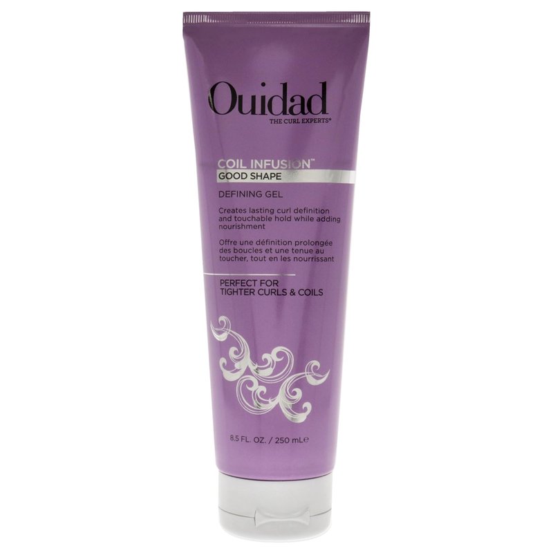 Ouidad Coil Infusion Give a Boost Styling + Shaping Gel Cream for Curly Hair, 8.5 oz - Hydrating Peptide & Black Castor Oil Formula for Defined Coils, Frizz Control, Lightweight Hold, Paraben-Free