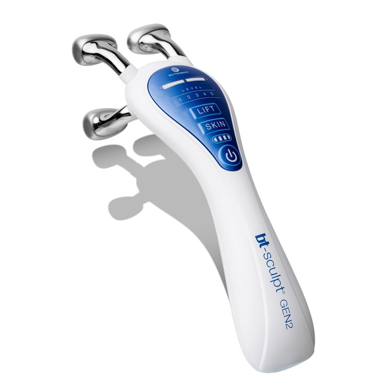 bt-Sculpt GEN2, Microcurrent Facial Lifting, Sculpting, and Firming with Proprietary Kinesthetic Lifting for Home use (White)