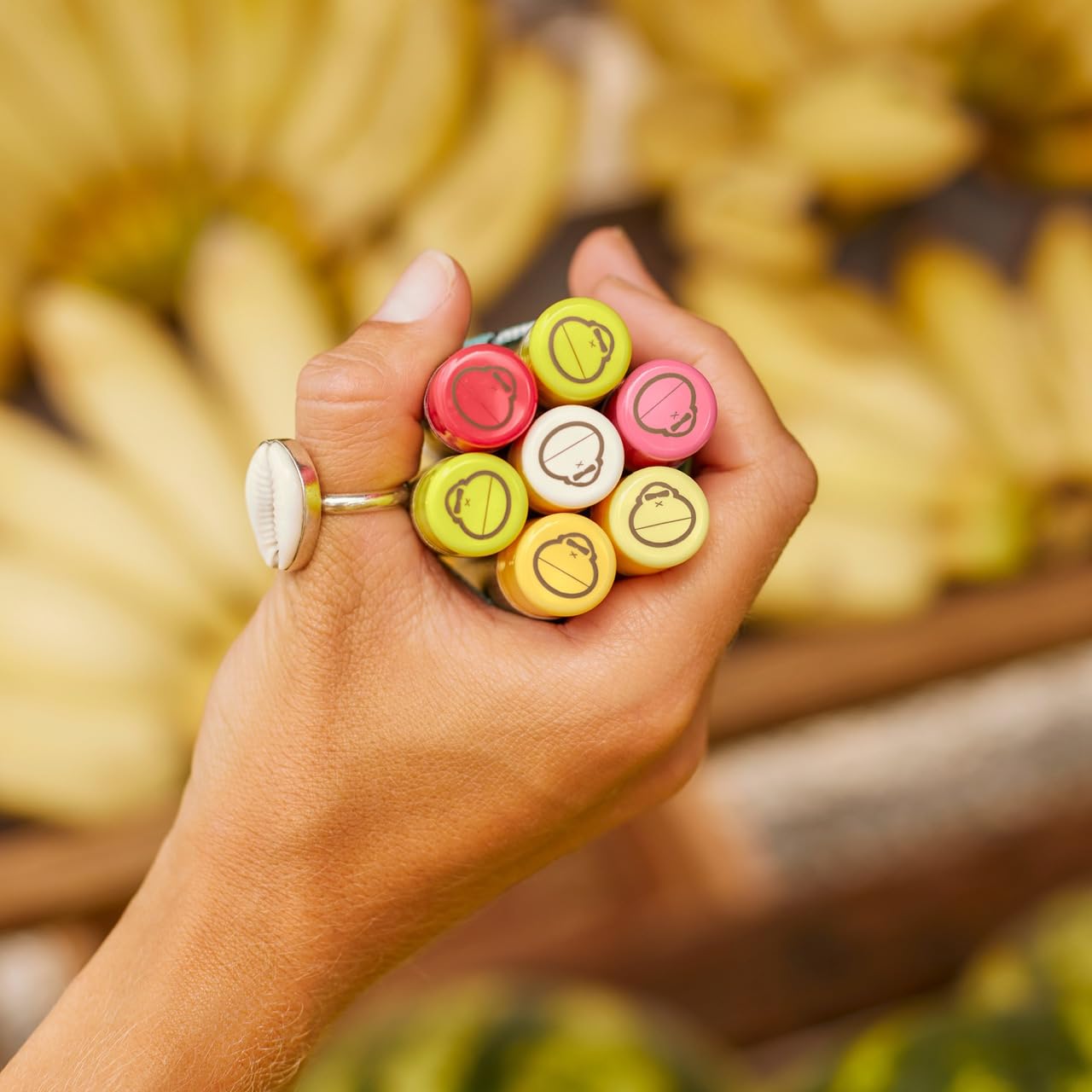 Sun Bum Cocobalm Piña Colada - Hydrating Lip Balm with Coconut Oil and Aloe Vera - 0.15 oz Stick