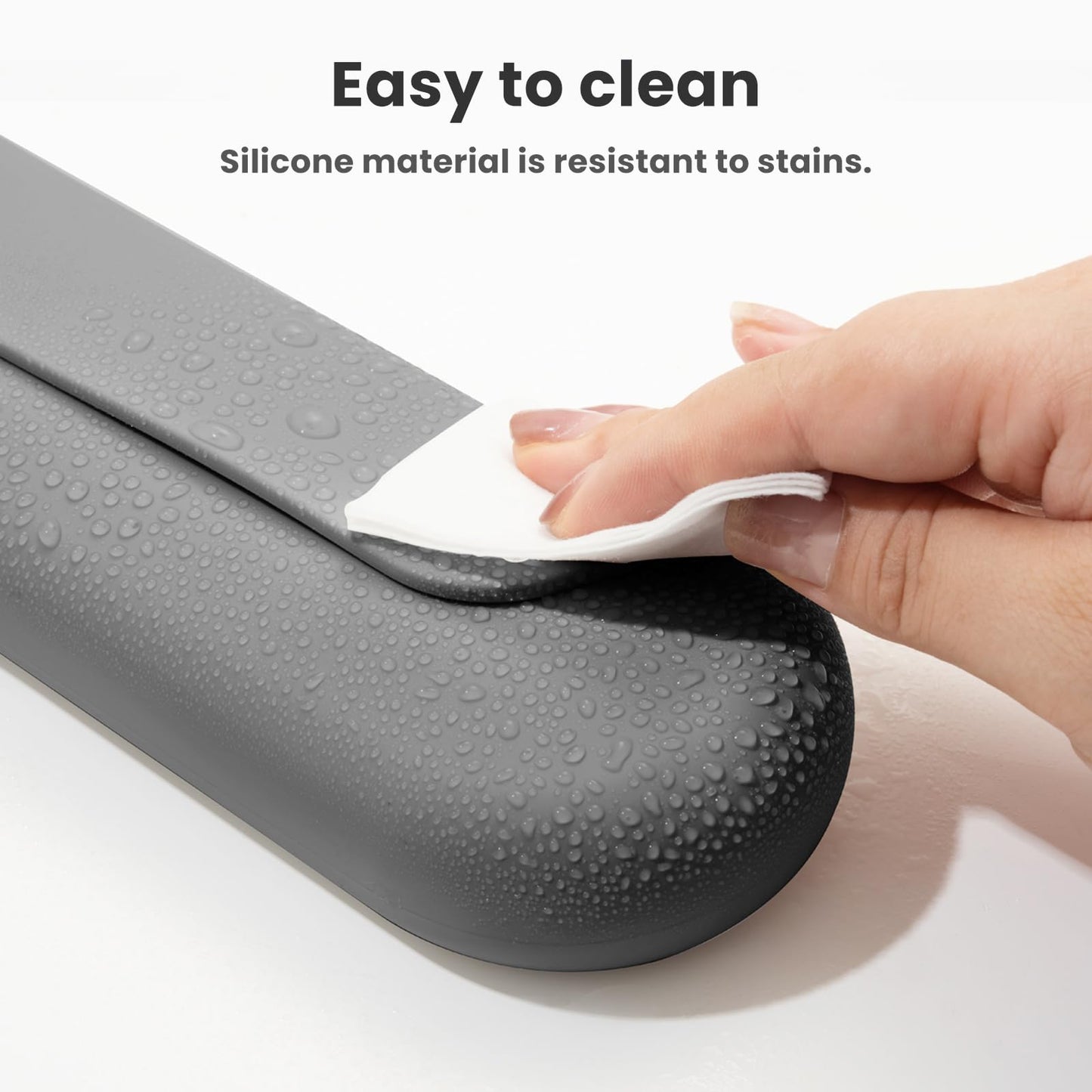 iTokGok Silicone Electric Toothbrush Travel Case, Manual Toothbrush Travel Cover for Men and Women,Toothbrush Holder for Travel,Gym and More, Fits Most Manual and Electric Toothbrushes - Gray