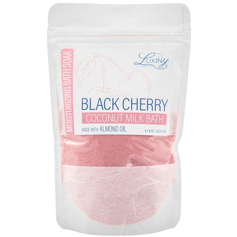 Luxiny Coconut Milk Bath Soak – Vegan Fizzy Bath Powder with Almond Oil, 8oz