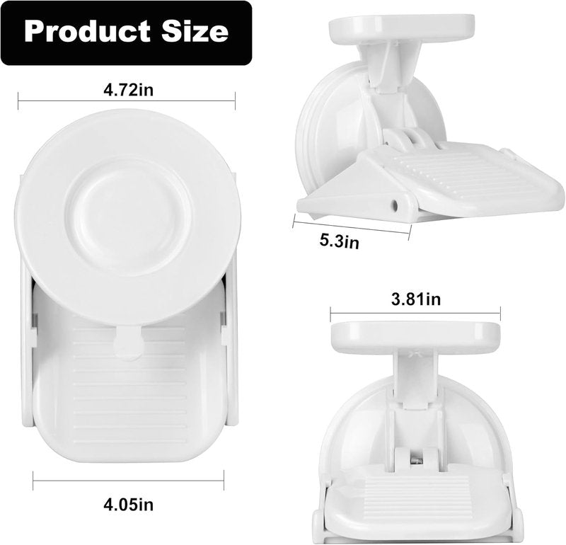 Shower Foot Rest Suction Cup,Shower Shaving Foot Rest with Powerful Suction Cup,Shower Leg Shaver Stand,Collapsible Suitable for Small Space