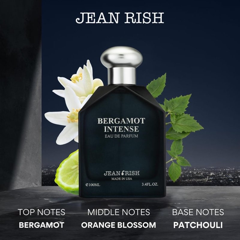 Bergamot Intense Perfume for Men - Long-Lasting Luxury Eau De Parfum | 100ml / 3.4 oz