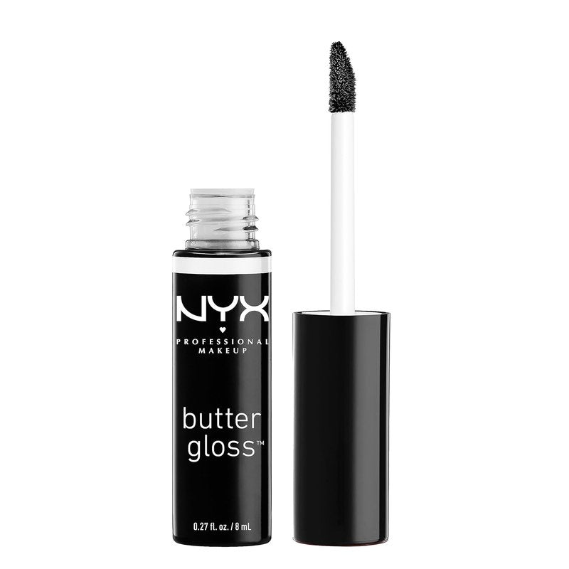 NYX Butter Gloss - Non-Sticky Lip Gloss for Smooth, Hydrated Lips | Licorice (Black)