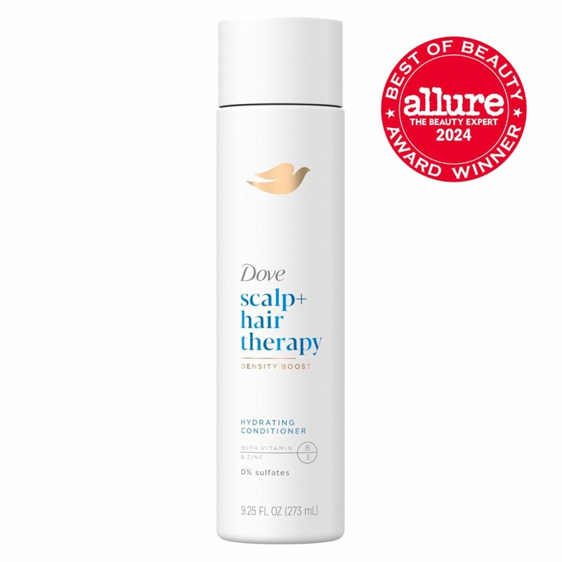Dove Density Boost Hydrating Conditioner - Scalp Therapy for Dry Hair with Vitamin B3 & Zinc | 9.25 oz