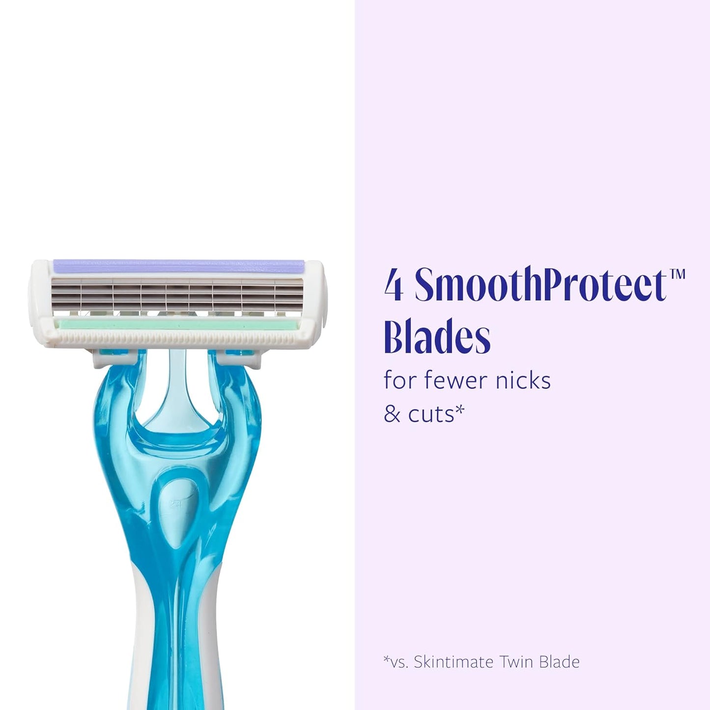 Skintimate Coconut Delight Disposable Razors - 12 Count for Smooth, Effortless Shaving