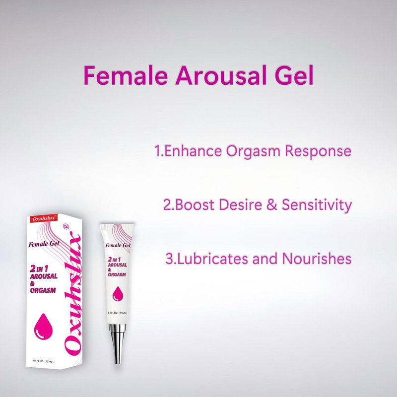 Fast-Acting Orgasm Gel for Women, Intense Arousal Stimulant, Massage Enhancer for Women and Couples, 2-in-1 New Experience