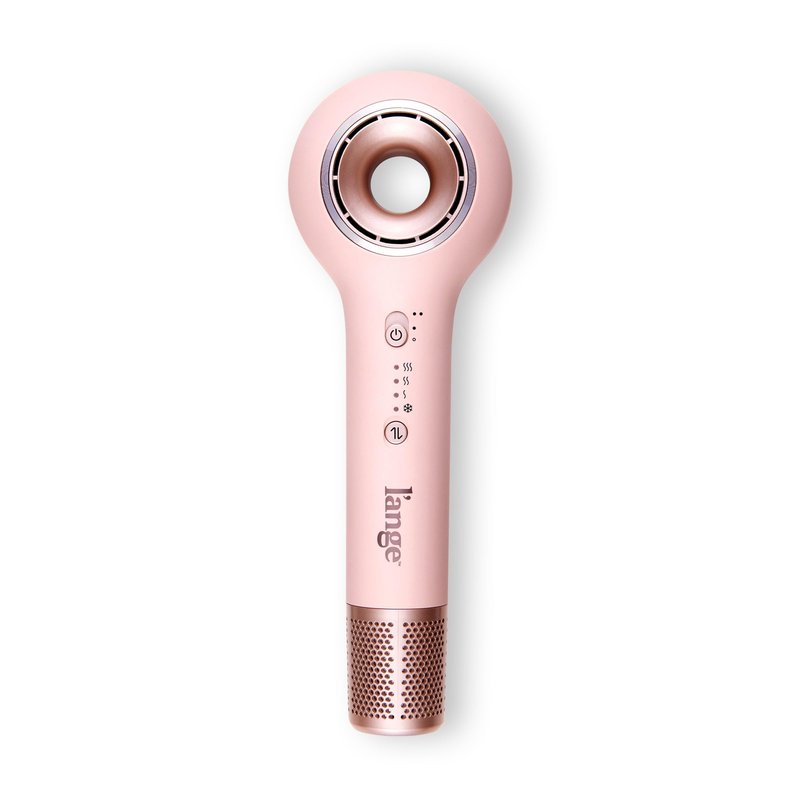 L'ANGE HAIR Axia HaloRing Ionic Hair Dryer | High Speed Professional Blow Dryer for Smooth, Frizz-Free Styles | Lightweight Brushless Motor with Concentrator & Wall Mount | 4 Heat Settings | Blush