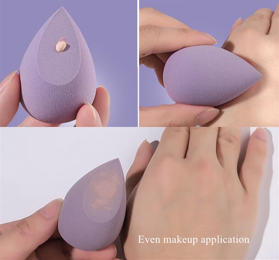 Stianiiile Makeup Sponge Set of 4, Latex Free, Blender Beauty for Liquid, Cream, and Powder, Soft and Flexible, Beauty Sponges,Super Soft Beauty Cosmetic